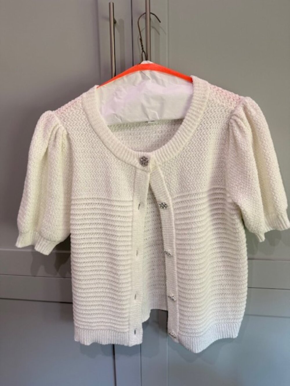 Liz Claiborne Short Sleeved Cardigan Sweater